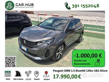 Peugeot 3008 1.5 BlueHDi 130cv S&S EAT8 Allure