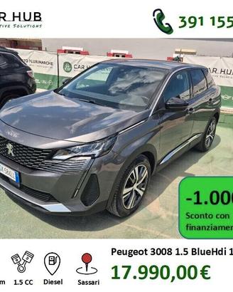 Peugeot 3008 1.5 BlueHDi 130cv S&S EAT8 Allure