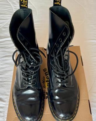 Stivali alti uomo Dr. Martens pelle nera 43