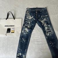 Jeans Dsquared a macchie