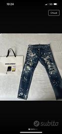 Jeans Dsquared a macchie
