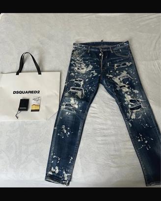 Jeans Dsquared a macchie