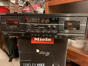 Doppia Piastra pe cassette audio Sony