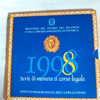 Serie monete della Lira, 1998