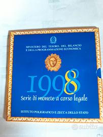 Serie monete della Lira, 1998