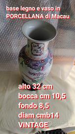 OORCELLANA VASO CINESE DECORATO A MANO