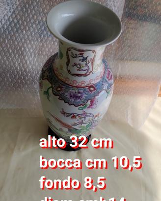 OORCELLANA VASO CINESE DECORATO A MANO
