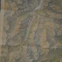 Cartina di Livigno anni 80