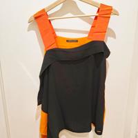 Top / Canotta donna Armani Exchange bicolore