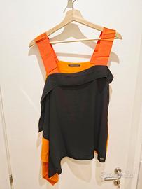 Top / Canotta donna Armani Exchange bicolore