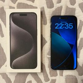 IPHONE 15 PRO MAX 256GB TITANiO NERO PERFETTO