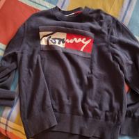 maglione in cotone Tommy Hilfiger tg. L blu
