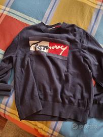 maglione in cotone Tommy Hilfiger tg. L blu