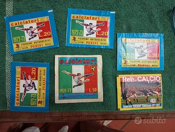 Bustine piene calciatori panini  relì vintage