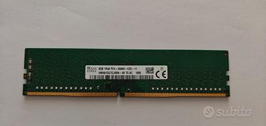 RAM DDR4 8GB ECC Unbuffered 2666MHz SkHynix