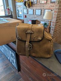 Borsa da moto singola in vera pelle / cuoio – Dan