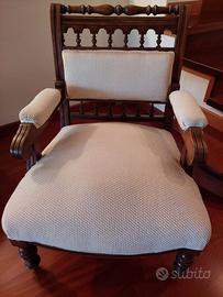 Poltroncine antiquariato coppia