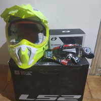 Casco LS2 subverter 470 + occhiali O'Neal