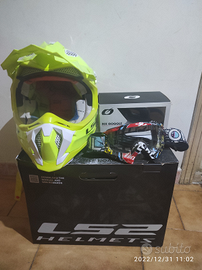 Casco LS2 subverter 470 + occhiali O'Neal