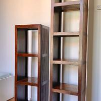 Coppia Librerie Maison du Monde Legno e Bambù