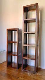 Coppia Librerie Maison du Monde Legno e Bambù