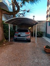 Pensilina ricovero auto in alluminio 