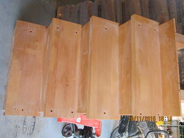 Scala chiocciola in legno