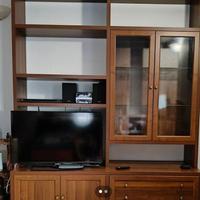 Mobile soggiorno in noce