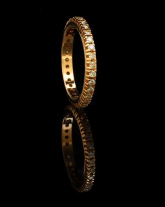 PG GIOIELLI  VERETTTA GIRODITO ORO 18KT DIAMANTI