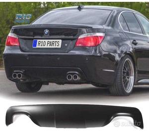 DIFFUSORE BMW E60 03-10 LOOK M DOPPIA USCITA OO---