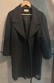 Cappotto nero Donna Enrica classico Taglia L