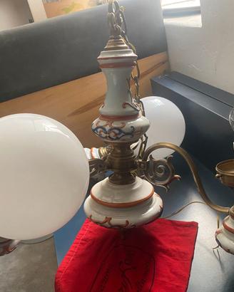 Lampadario ceramica