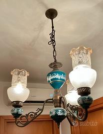 Lampadario vintage anni 70