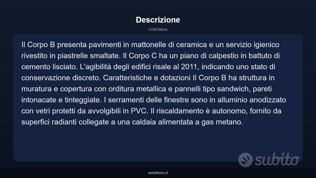 Immobile in asta di 443 m² a Crespino - Altro
