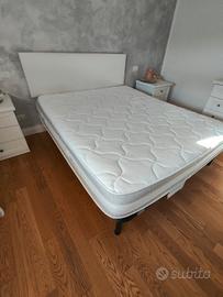 Testiera più rete e materasso matrimoniale
