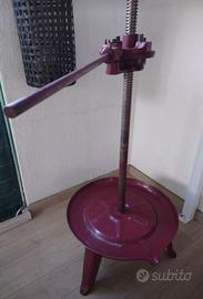 Torchio per uva con pigiatrice 