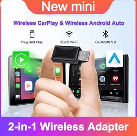 Adattatore Wireless Android Auto  Carplay