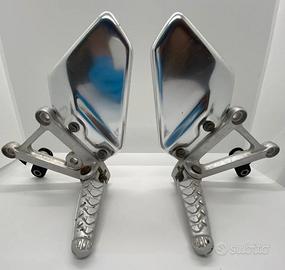 Pedane poggiapiedi anteriori Aprilia RSV 1000 2001