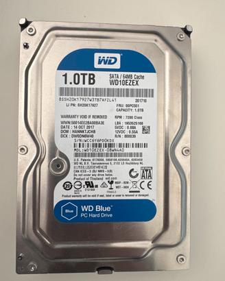 Hard Disk sata WD 1 Tb