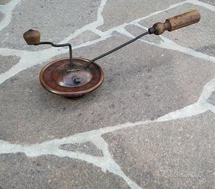 Padellino tosta caffè, cereali vintage