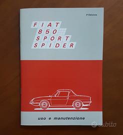 Uso e manutenzione Fiat 850 Spider II serie