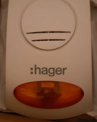Sirena antifurto logisty- hager s432-22l
