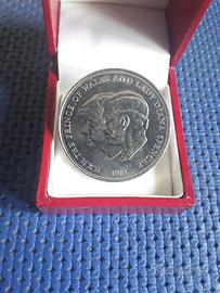 Medaglia Regno Unito commemorativa 25 New Pence 