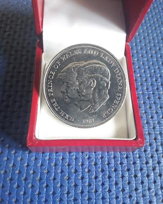 Medaglia Regno Unito commemorativa 25 New Pence 