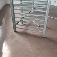 Piano top Inox 250 x 80 con porta teglie