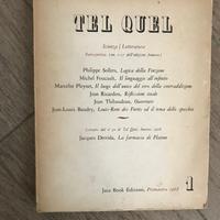 Tel Quel 1968 1 edizione italiana dalla Jaca Book