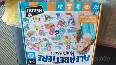 Gioco alfabetiere Montessori