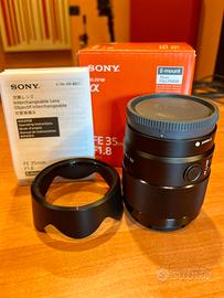 Sony 35mm f/1.8 e-mount pari al nuovo