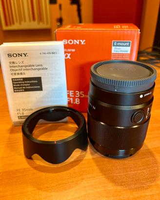 Sony 35mm f/1.8 e-mount pari al nuovo