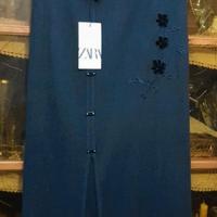 Gonna  matita XL Zara grigio fumo di londra